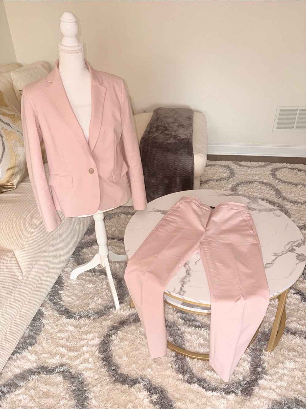Ann Taylor Light Pink Pant Suit